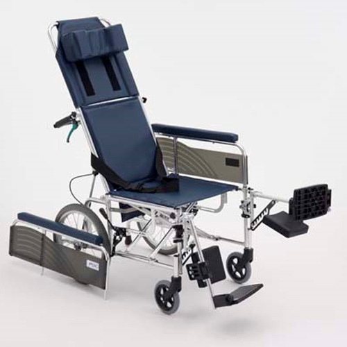 미키메디칼 의료용 침대형 알루미늄 휠체어 MIKI EV-5 (18.6kg) 리클라이닝